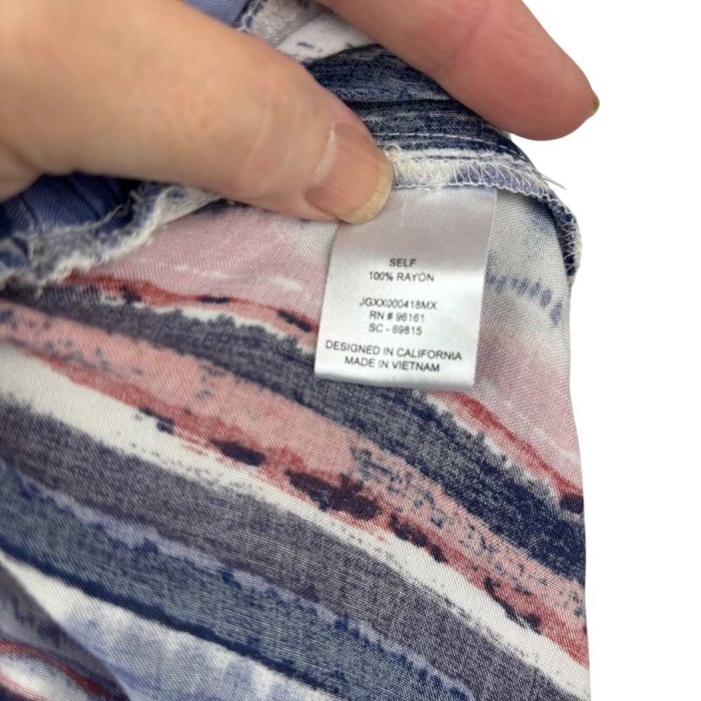 Gypsies & Moondust Pants Size XL boho beach vacation colorful tie dye resortwear - Picture 8 of 9